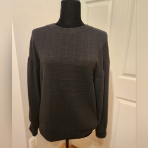 Zara Women's Black Crewneck Sweater Sz S